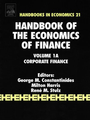 cover image of Handbook of the Economics of Finance